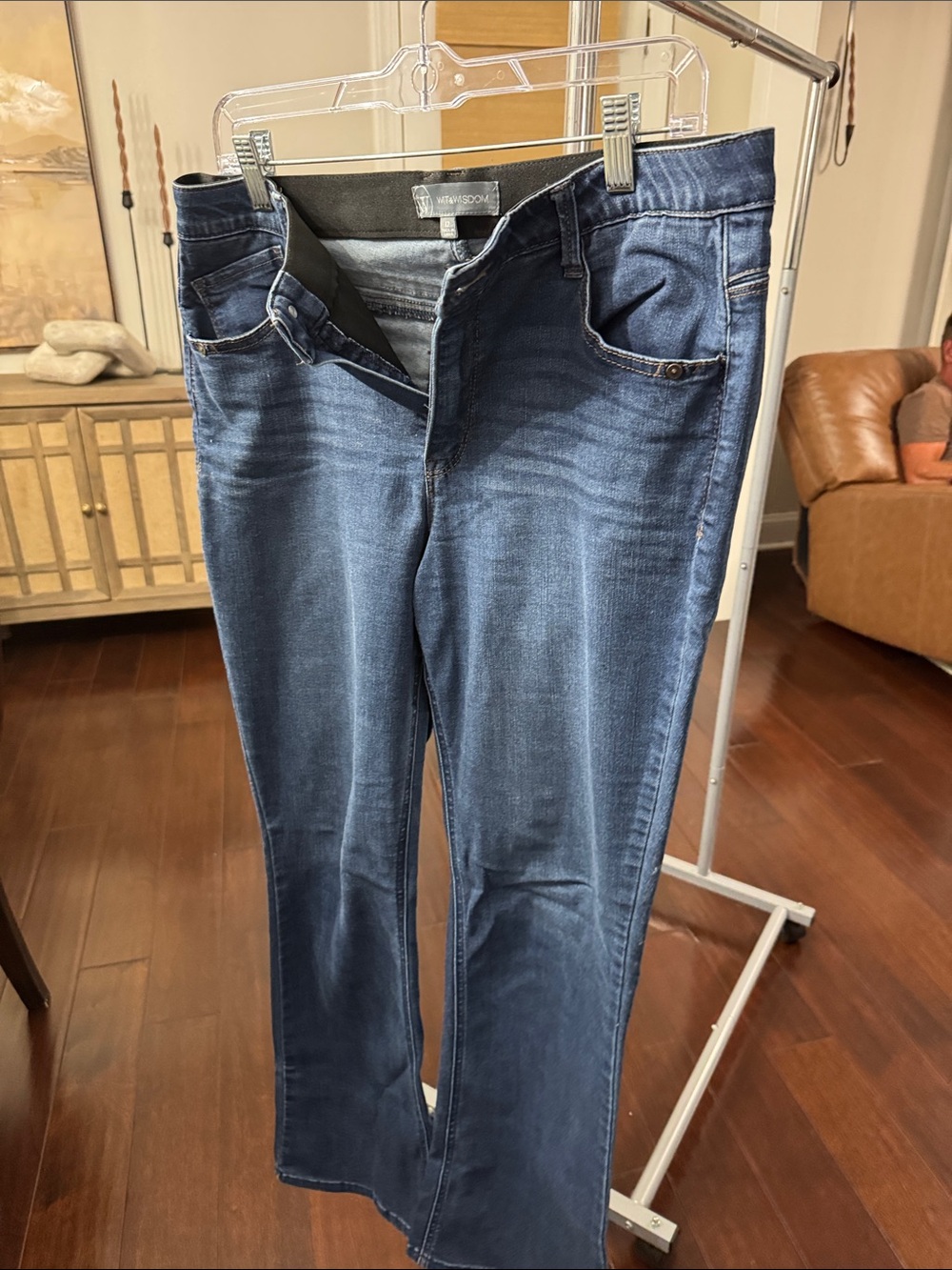 Wit & Wisdom High Waist Baby Bootcut Jeans